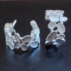 Kalevala Daydream sterling silver  matt earrings