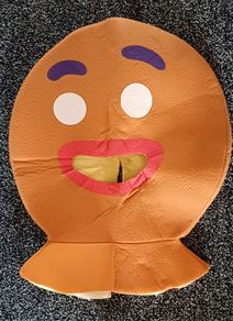 Halloween Gingerbread Outfit Costume(4-5yrs)