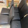 5 x Serious Quality Sturdy Leather Kitchen Dining Chairs - Can Deliver Image 2