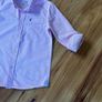 Joules baby pink and blue pin stripe shirt age 9 excellent condition!!! Image 5