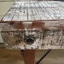 Ex display Smithers of Stanford reclaimed wood rustic foldaway console table Image 6