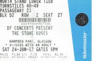The Stone Roses Final Concert Ticket Stub - Hampden Park - 24 June 2017 - 0047