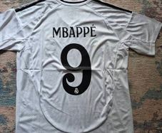 Mbappe real madrid  jersey size L