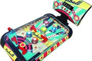 Electronic table pinball, Action and reflex game for children and family, LCD screen, light and sound effects
