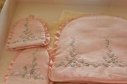 Vintage Set Teapot Cover Eggs Cover and Cloths