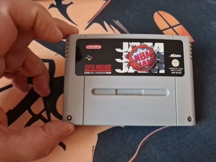 NBA Jam Super Nintendo Snes Arcade Retro Games Original