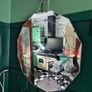 Art Deco original 1920s Mirror vintage French Art Deco etched mirror Image 6