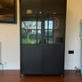 Black Matte Metal Cabinet Image 3