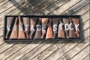 "Vintage Stock" Sign