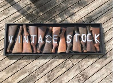 "Vintage Stock" Sign