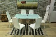 Glass Dining Table Set 6 chairs FREE Delivery