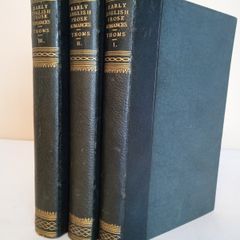 Early English Prose Romances Edited by William J. Thoms (3 Vol. Set) (PT229)