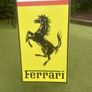 Large Ferrari Aluminium Sign Image 3