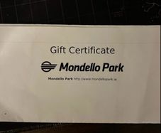 Mondello park gift certificate