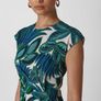 Whistles Palm Print Dress  - Size 8 Image 4