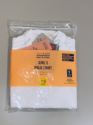 New polo shirts (age 4-5)