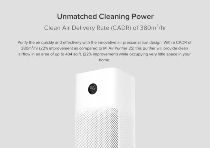 Xiaomi Smart Area Efficiency Air Purifier