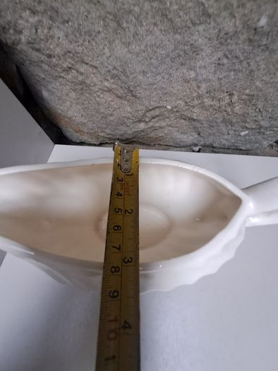 Large ivory gravy jug
