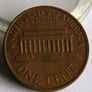 1966 USA Cent Lincoln Memorial Cent 60 years old edge error Image 2