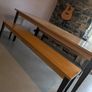 6ft oak table with extenders Image 2