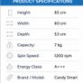 washing machine Candy smart Image 3
