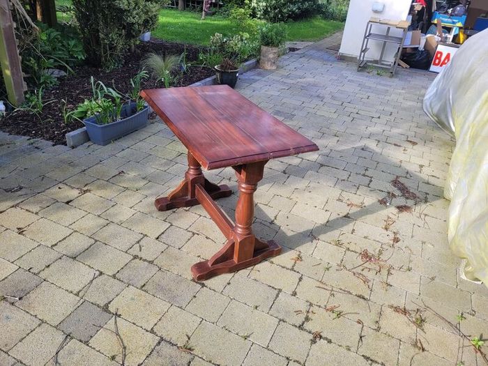 Mahogany bar tables