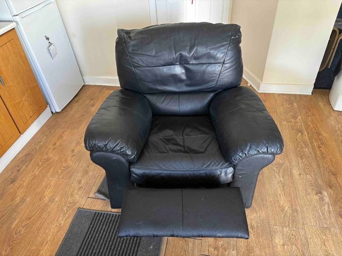 Free leather recliner