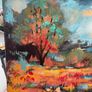 Colourful Landscape Acrylic Painting on Canvas - 45x60cm Image 2