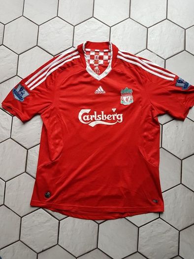 Liverpool Adidas Carlsberg football soccer jersey Mooney Size XL
