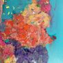 Large Original Abstract Floral Art Painting Irish abstract art Warm Aesthetic Image 8