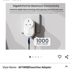 Passthrough Powerline Adapter