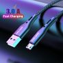 USLION Micro USB Fast Charging QC 3.0-2.0 2A (3M) & Data Sync Nylon Braided Cable (Brand New/Warranty) Image 2