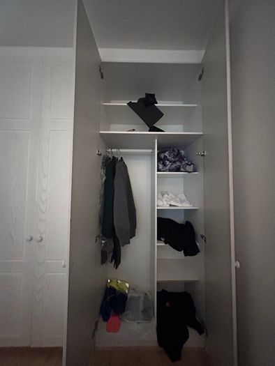 White 4-Door Fitted Wardrobe