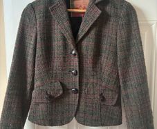 Vintage Benetton Tweed  blazer Uk size 8