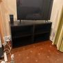 IKEA BESTA TV Bench in the black finish. Image 2