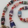 Antique Venetian Style Trade Glass & Venetian WhiteHeart Glass Beads Necklace Image 10