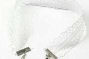 New vintage white lace choker nevklaces
