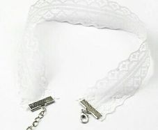 New vintage white lace choker nevklaces