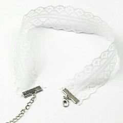 New vintage white lace choker nevklaces