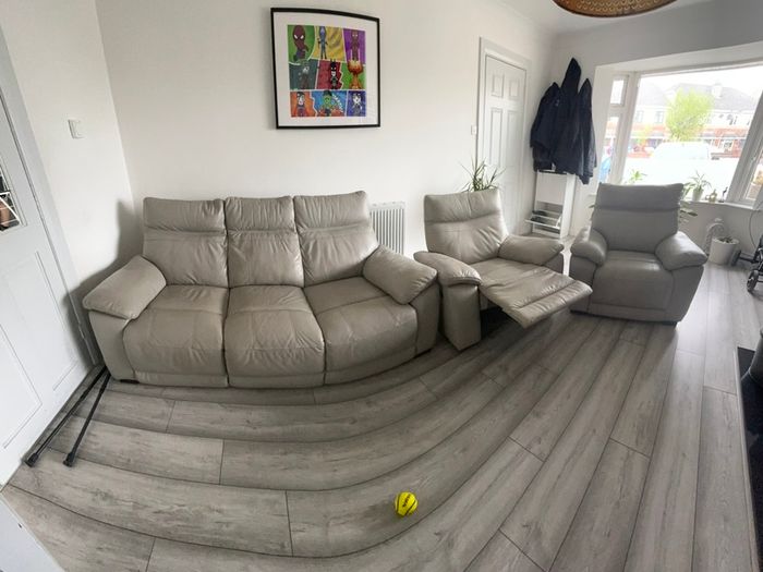 Complete Sofa Set - 3 Seater Sofa + 2 Armchairs