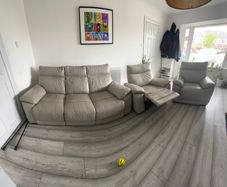 Complete Sofa Set - 3 Seater Sofa + 2 Armchairs