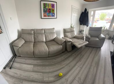 Complete Sofa Set - 3 Seater Sofa + 2 Armchairs