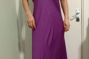 Purple long dress