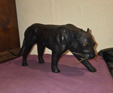 Vintage leather wrapped Panther
