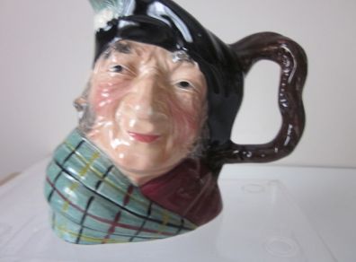 Kelsboro Ware England Hand Painted  Toby Jug Auld Mac