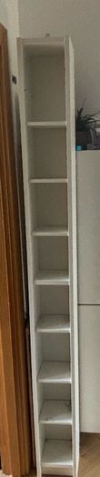 Slim Ikea shelving unit free for collection