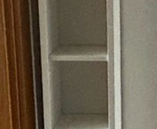 Slim Ikea shelving unit free for collection
