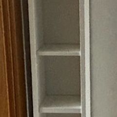 Slim Ikea shelving unit free for collection