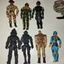 90s 2000s Lanard Action Figure Bundle + Helicopter Image 4