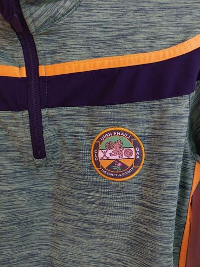 offaly gaa halfzip jumper
